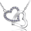 Double Heart Austrian Crystal Bracelet