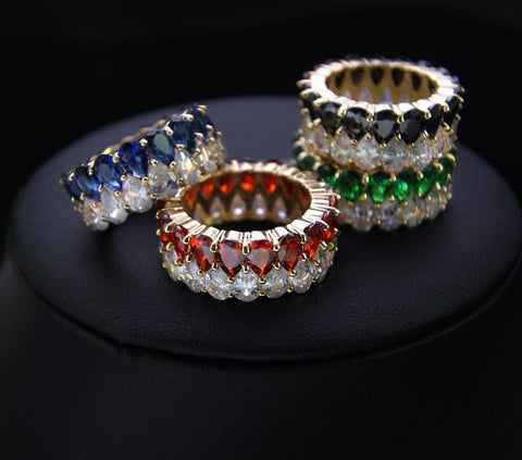 Classic Crystal Rings