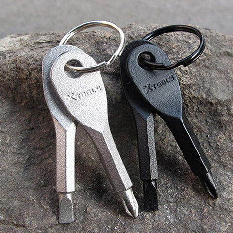 Portable Stainless Steel Keychain