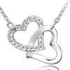 Double Heart Austrian Crystal Bracelet