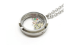 Stylish Locket Necklace with Crystals