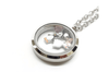 Stylish Locket Necklace with Crystals