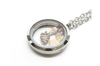 Stylish Locket Necklace with Crystals