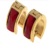 Gold Silver Punk Stainless Steel Earring