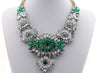 Flower Gem Crystal Necklaces & Pendants