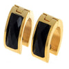 Gold Silver Punk Stainless Steel Earring