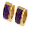 Gold Silver Punk Stainless Steel Earring