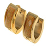 Gold Silver Punk Stainless Steel Earring