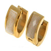 Gold Silver Punk Stainless Steel Earring