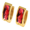 Gold Silver Punk Stainless Steel Earring