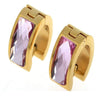 Gold Silver Punk Stainless Steel Earring