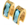 Gold Silver Punk Stainless Steel Earring