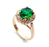 Emerald Party Finger Rings